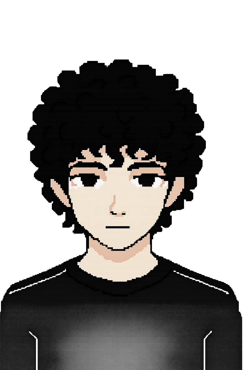 Juan retrato pixelado